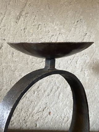 Candelabro de hierro vintage