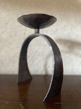 Candelabro de hierro vintage