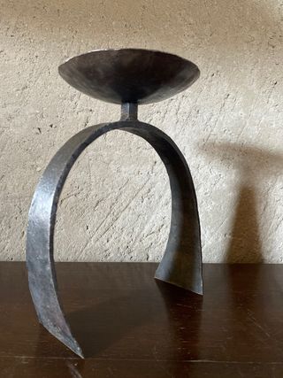 Candelabro de hierro vintage