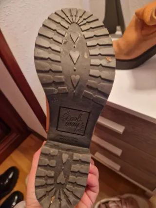 Botas tacón mujer piel marron