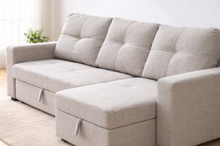 Sofa cama Beige con Arcon Oferta