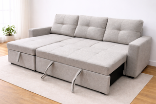 Sofa cama Beige con Arcon Oferta