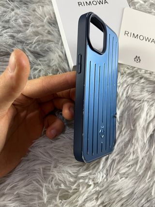 Cover iPhone 13 RIMOWA Blu