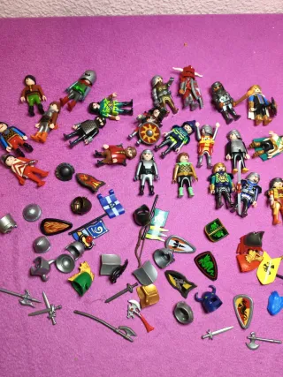 Lote Caballeros Playmobil