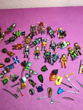 Lote Caballeros Playmobil