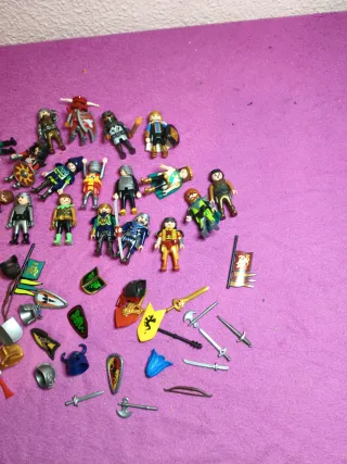 Lote Caballeros Playmobil