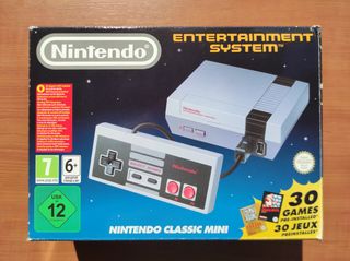 NES CLASSIC MINI + 30 GIOCHI COMPLETA CON SCATOLA