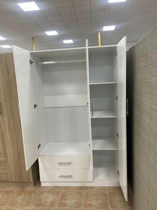 Armario 3 puertas blanco grande NUEVO