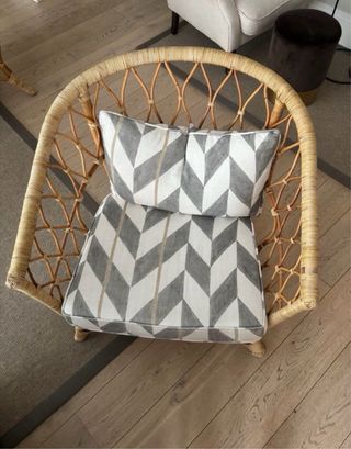 Pareja de Sillas de Ratán de Ikea