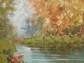 Quadro olio su tela Graniglia