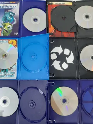 6 Películas DVD Disney (Español)