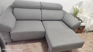 Sofá 2 plazas nuevo, asientos deslizantes