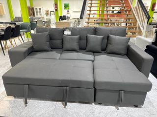 Lote Sofá Cama Completo Sevilla - Gris Marengo