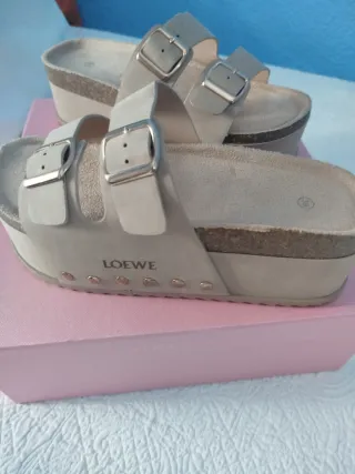 Sandalias Loewe Beige Talla 38