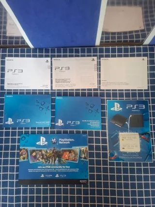 PS3 SUPERSLIM LOTE MANUALES ORIGINALES