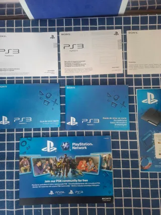 PS3 SUPERSLIM LOTE MANUALES ORIGINALES