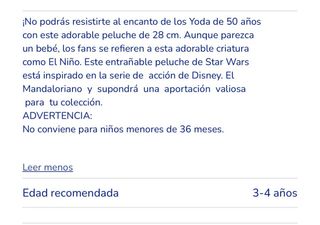 Muñeco Baby Yoda Blandito