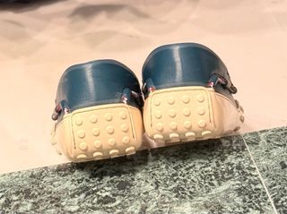 Mocassini Tod's uomo blu taglia 42.5