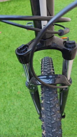 Bicicleta MTB Rockrider Negra