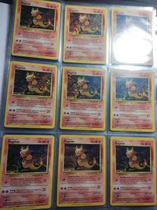 Carta Pokémon Magmar holográfico