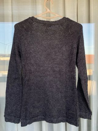 Jersey Mango Mohair Suave Gris Talla S