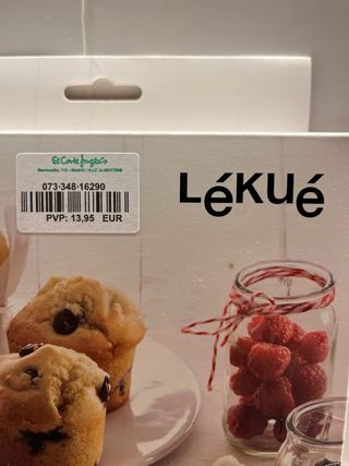 Molde para Muffins Lékué Rojo