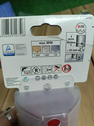 Wolfcraft Sierra Corona Ø74mm x 40mm