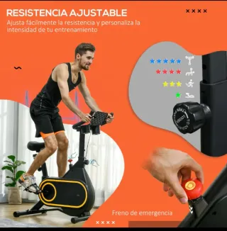 Bicicleta Estática Negra