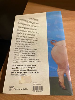 Libro En el nombre del cerdo de Pablo Tusset