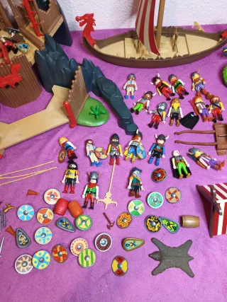 Lote Playmobil Vikingos