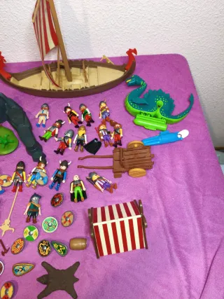 Lote Playmobil Vikingos