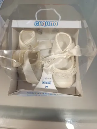 Zapatos de celebración para bebé Cuquito Talla 19
