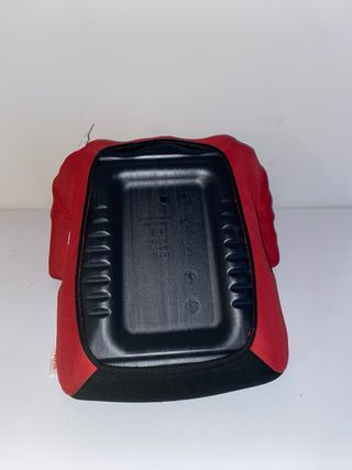 Silla elevador coche niño negro/rojo