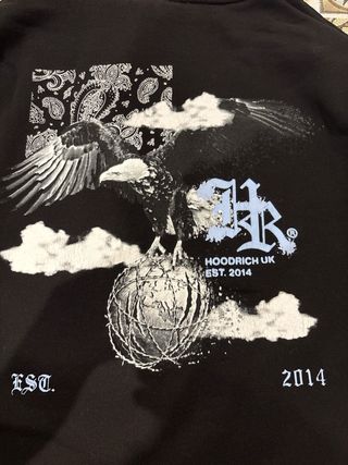 Sudadera Hoodrich Negra