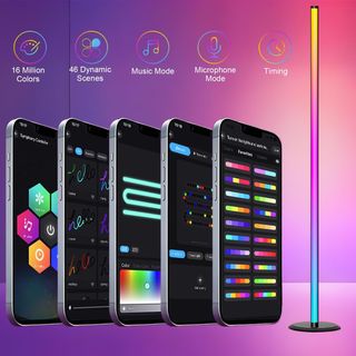 Lámpara de pie LED RGB