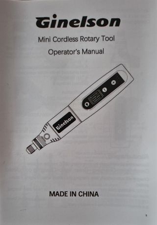 Mini amoladora inalámbrica, 70 accesorios, luz led