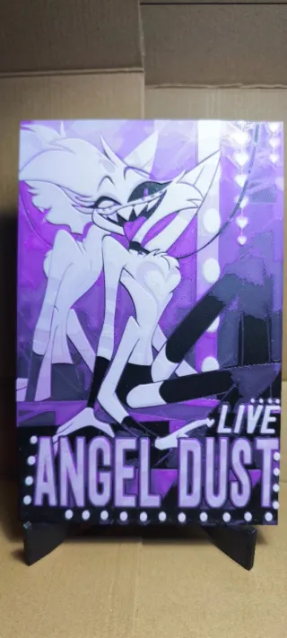 Cuandro 3D de Angel de Hazbin Hotel