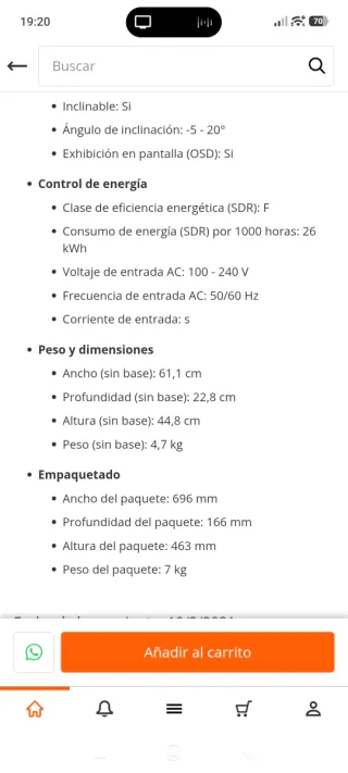 Monitor gaming MSI 27" LED FullHD 165Hz curvo