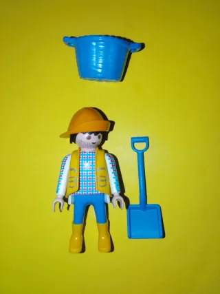 Playmobil figura pescador pesca Playmoonuba
