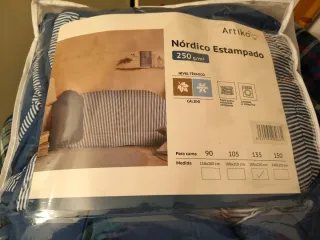 Edredón Nórdico Estampado Artiko 250 g/m²