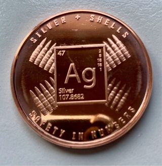 Set di 4 monete in rame 999 Sicurezza nei Numeri