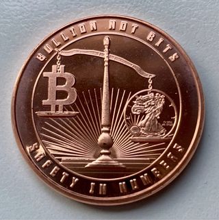 Set di 4 monete in rame 999 Sicurezza nei Numeri