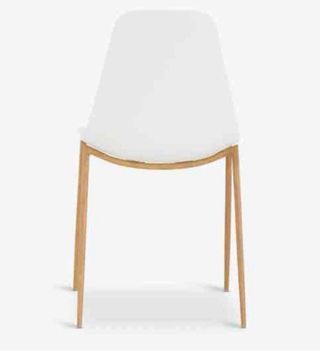 Pack 4 Sillas Comedor Nederby Blanco/Roble