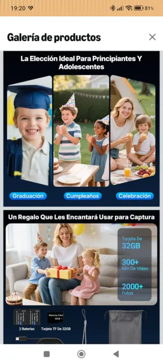 Cámara Digital 44MP Zoom 16X nueva a estrenar