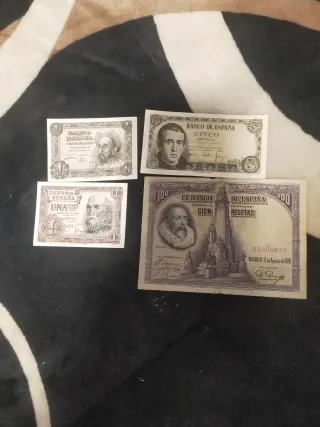Billetes antiguos españoles