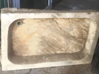 Fregadero de mármol antiguo