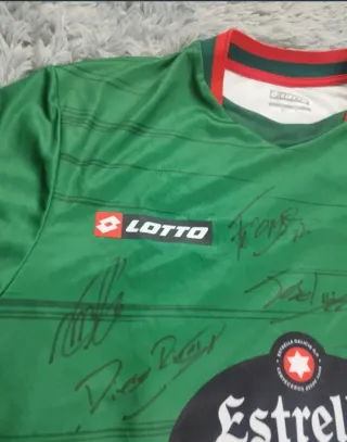 Camiseta Lotto Racing de Ferrol Firmada