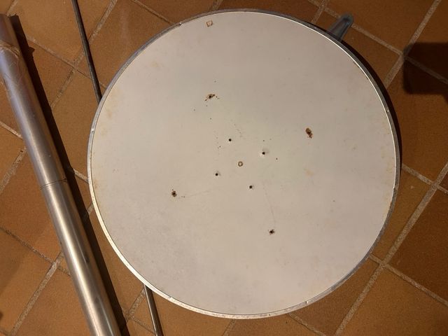 Mesa alta redonda hostelería bar metal