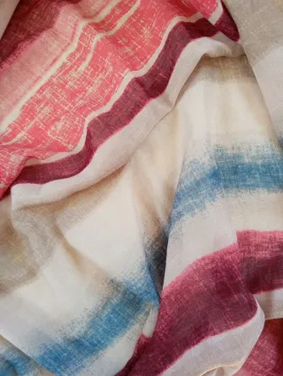 Sciarpa foulard donna 180x90cm a righe