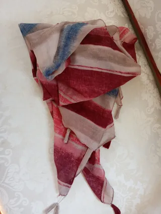 Sciarpa foulard donna 180x90cm a righe